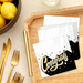 Hallmark : Congrats in Gold and Black Graduation Cocktail Napkins, Pack of 20 at Annie's Hallmark and Gretchen's Hallmark