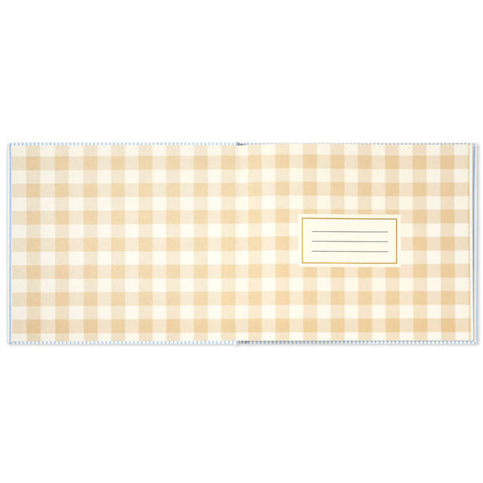 Hallmark : Blue and White Pinstripe Guest Book