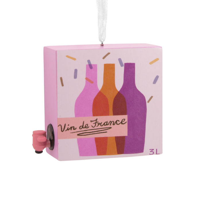 Hallmark : Boxed Wine Hallmark Ornament