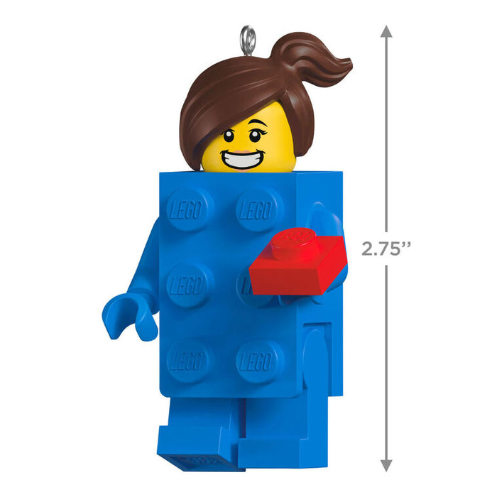 Hallmark : 2025 Keepsake Brick Suit Girl LEGO Minifigure Keepsake Ornament (59)