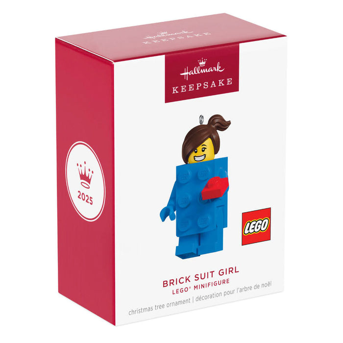 Hallmark : 2025 Keepsake Brick Suit Girl LEGO Minifigure Keepsake Ornament (59)