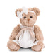 Bukowski Bella Luna Bear plush toy wearing white dress and headband bow