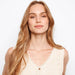 Charlie B : Cotton Crochet Sleeveless Dress Fog