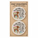 Natural Life Car Coasters Set of 2 featuring a Dog Best Friend-inspired design