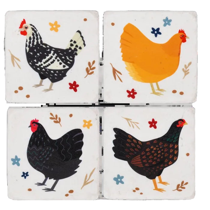 Chicken coasters for any occasion
