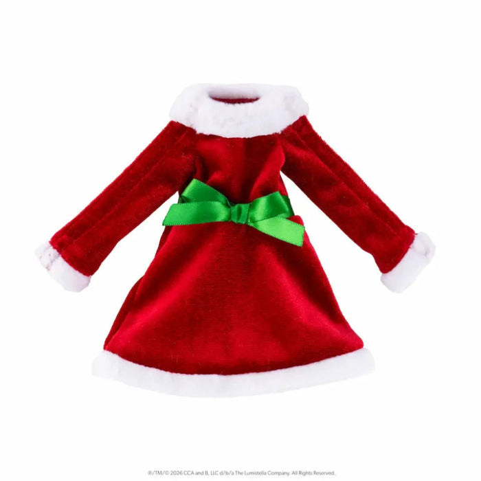 Elf on the Shelf Sleighing as Santa Party Dress from the Claus Couture Collection.