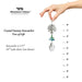 Crystal fantasy hummingbird ornament symbolizing joy energy and positivity
