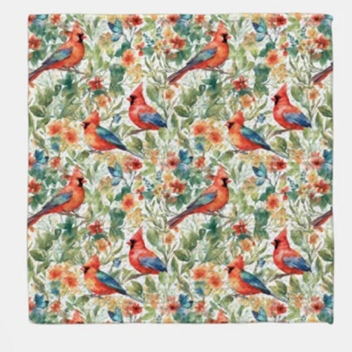 This CJ Bella Colorful Cardinals Eco-Friendly Wash Cloth features a vibrant color and eco-conscious style to your home.