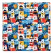This CJ Bella Colorful Lighthouses Waffle Weave Washcloth adds coastal charm to your daily routine.