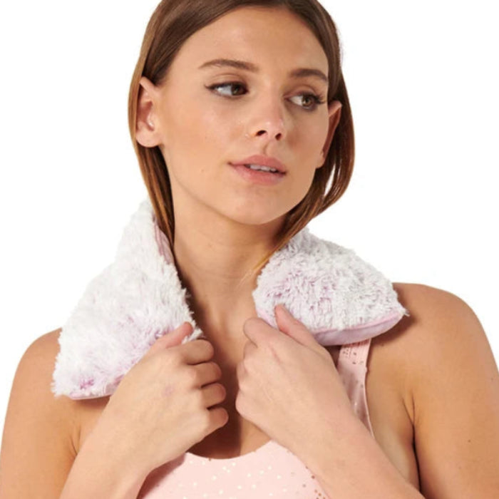 Marshmallow Lavender Neck Wrap featuring a soft lavender-inspired design for cozy neck and shoulder comfort