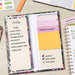 DM Merchandising Crush Stick With It adhesive notes desk set with motivational message