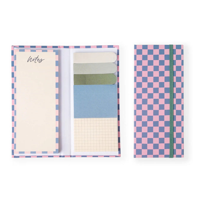 DM Merchandising Crush Stick With It adhesive notes desk set with motivational message