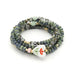 Scout Curated Wears Love/Heart ceramic bead convertible jewelry, wearable as a wrap bracelet or necklace.