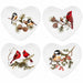 Ganz Winter Bird Chime Heart 24-piece set featuring heart-shaped seasonal chimes with winter bird designs.
