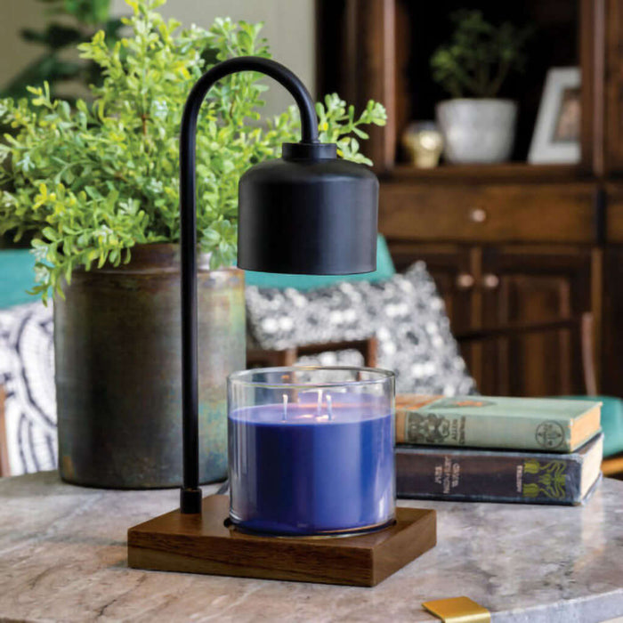 Candle Warmers : Black & Wood Arched Candle Warmer Lamp - Shop at Annie's Hallmark