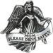 Mom Please Drive Safely Visor Pin Front