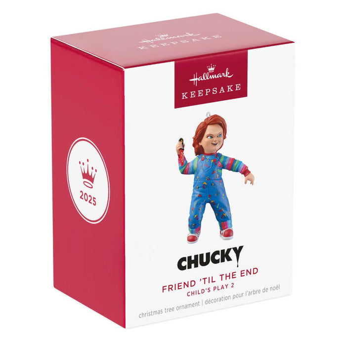 Hallmark : 2025 Keepsake Child's Play 2 Friend 'Til the End Chucky Ornament (128)