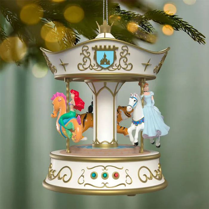 Hallmark : 2026 Keepsake Dreams Go Round Carousel Disney Princess (101)