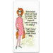 CJ Bella Co. Remember When Flour Sack Towel with nostalgic design for kitchen décor and gifting