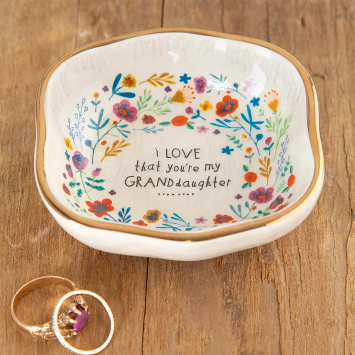 Natural Life : Granddaughter Antiqued Trinket Bowl