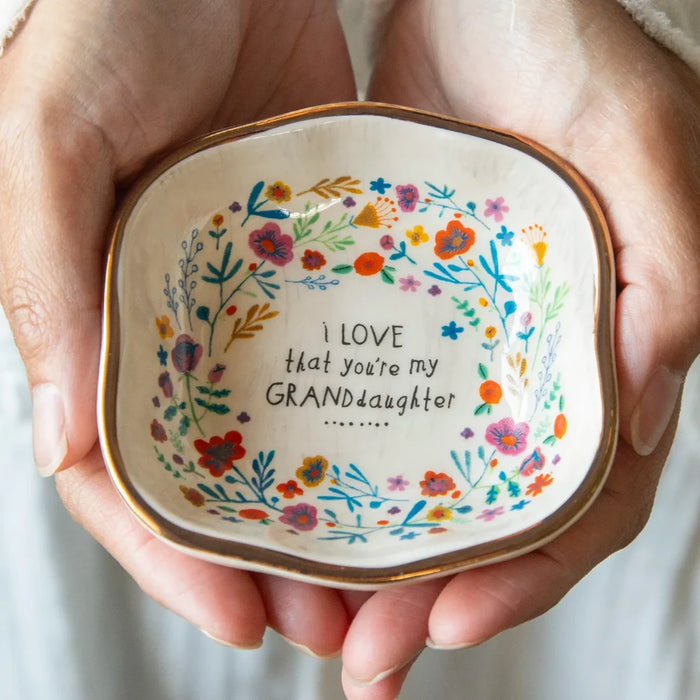 Natural Life : Granddaughter Antiqued Trinket Bowl