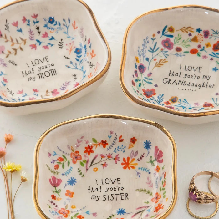 Natural Life : Granddaughter Antiqued Trinket Bowl