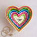 A charming ring dish with "I love you" written on it, perfect for keeping rings and other small accessories organized.