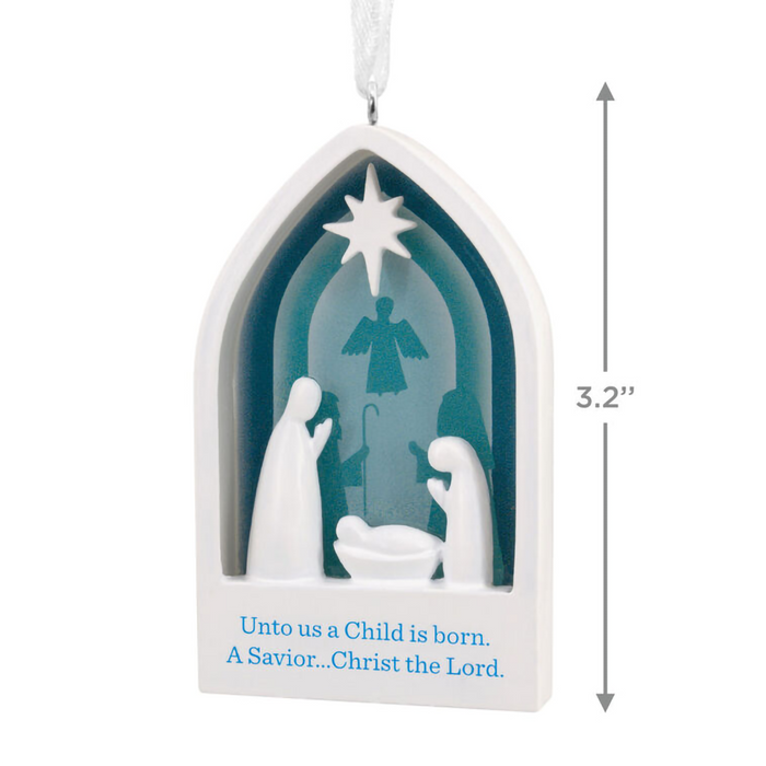 Hallmark : DaySpring Modern Nativity Hallmark Ornament