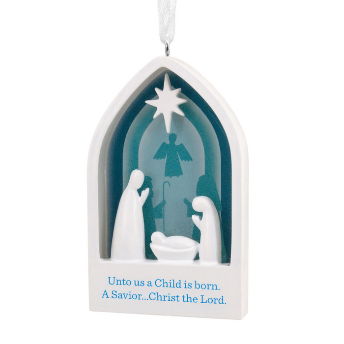 Hallmark : DaySpring Modern Nativity Hallmark Ornament