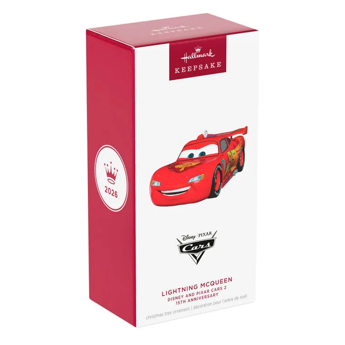 Hallmark : 2026 Keepsake Lightning McQueen Disney and Pixar Cars 2 15th Anniversary (183)