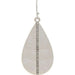 Rain Jewelry matte crystal stripe teardrop earrings with sparkling center detail