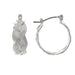Rain Jewelry wire hoop earrings featuring silver-tone and brass-tone metallic details.