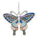 Rain Jewelry Silver Multicolor Enamel Butterfly Earrings featuring vibrant multicolor enamel wings, a polished silver finish, and a lightweight comfortable design.