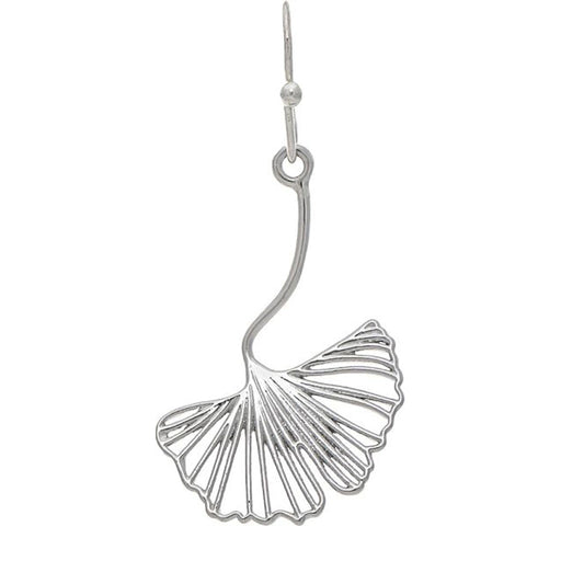 Rain Jewelry Silver Ginkgo Leaf Drop Earring a nature-inspired design with refined, everyday elegance. Each earring features a delicate silver ginkgo leaf silhouette that catches the light beautifully.