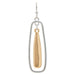 Rain Jewelry Two Tone Dangle Bar-in-Bar Earrings featuring silver and gold finishes, modern geometric design, lightweight comfort, and versatile everyday elegance.