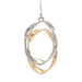 Rain Jewelry Two Tone Wavy Oval Layer Earring and refresh your jewelry collection today. This earring features a layered oval design with a fluid wavy silhouette.