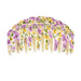 Ganz floral hair claw clips in a storage canister featuring stylish flower designs for everyday hair styling and accessories.