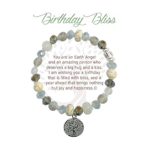 A beautifully crafted bracelet adorned with charms representing birthday blessings, perfect for gifting on special occasions.