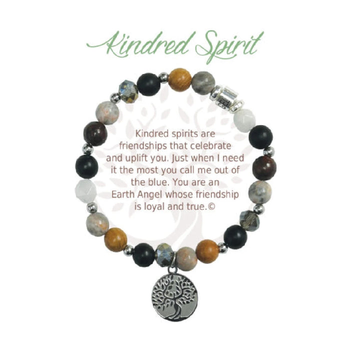 A delicate bracelet featuring intertwined designs, symbolizing a deep connection between kindred spirits.