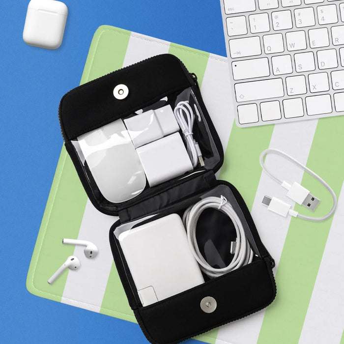 DM Merchandising En Route Pack That Tech Organizer for storing cables chargers and tech accessories