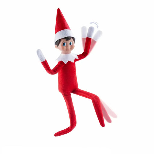 Elf on the Shelf A Christmas Tradition with Poseable Elf set featuring a poseable Scout Elf for festive Christmas displays and family traditions.