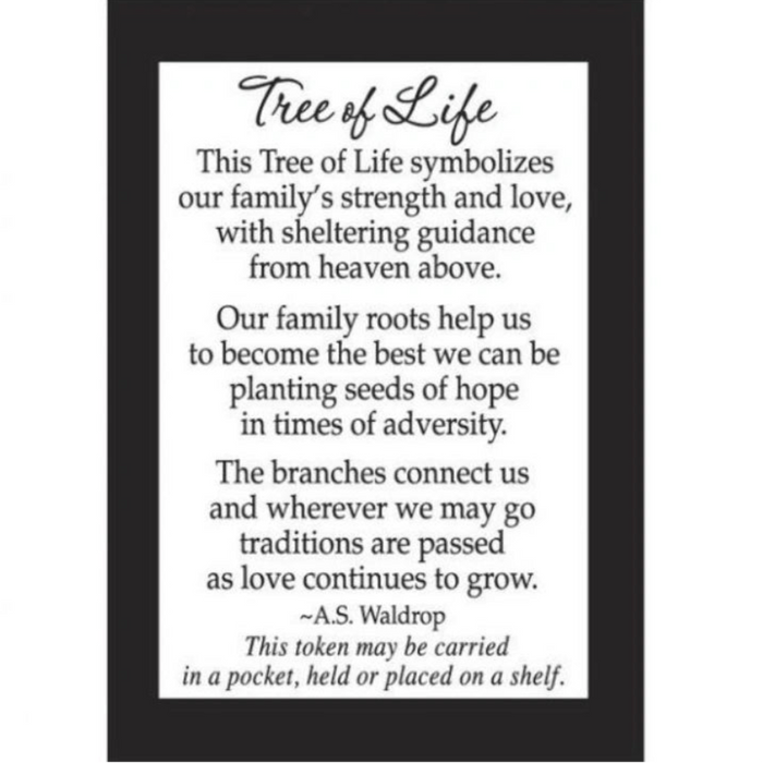 Carry a powerful reminder of life’s beauty with the Ganz Tree of Life Token. 