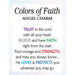 Express your faith with the Ganz Colors of Faith Charm in Dark Blue.