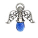 Express your faith with the Ganz Colors of Faith Charm in Dark Blue.