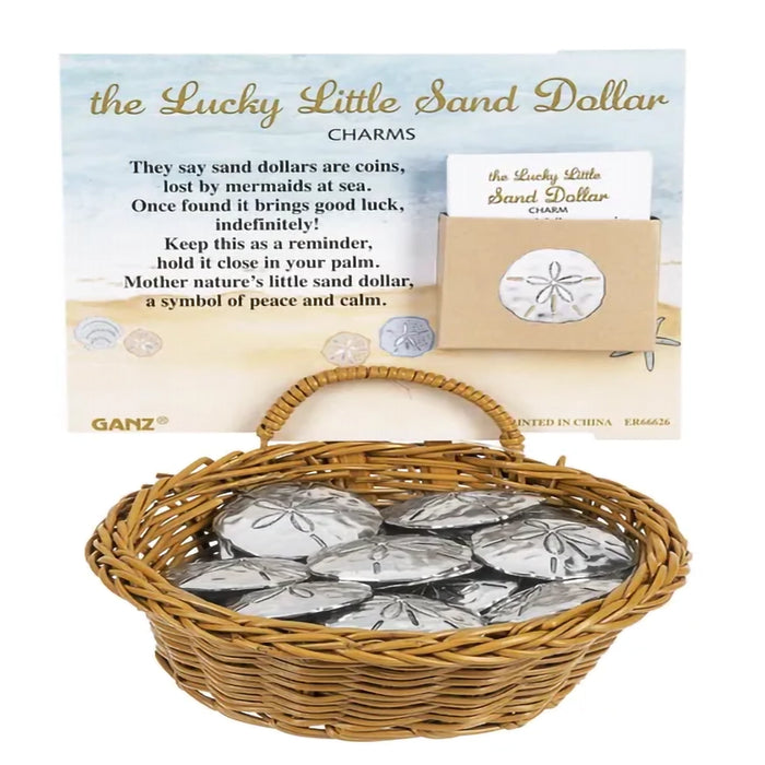 These little treasures capture the spirit of sunny shores and gentle waves, making them perfect for adding a bit of seaside luck to your day. Ideal for bracelets, necklaces, or gifts, these tiny sand dollars are a fun way to carry a piece of the ocean with you wherever you go.
