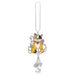 Ganz : Color Car Charm - Calico Cat  with dangle charms