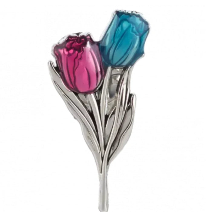  Celebrate spring style with the Ganz Tulip Flower Pin. 