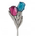  Celebrate spring style with the Ganz Tulip Flower Pin. 