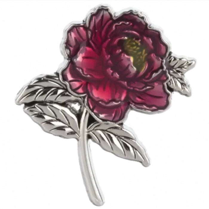 Make a lush, romantic statement with the Ganz Peony Flower Pin.