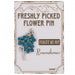  Share a meaningful message of remembrance with the Ganz Forget Me Not Flower Pin. 